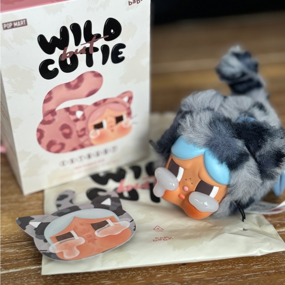 Cry Baby Wild But Cutie Denim Pendant